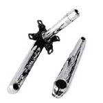 2 piece bicycle crank set